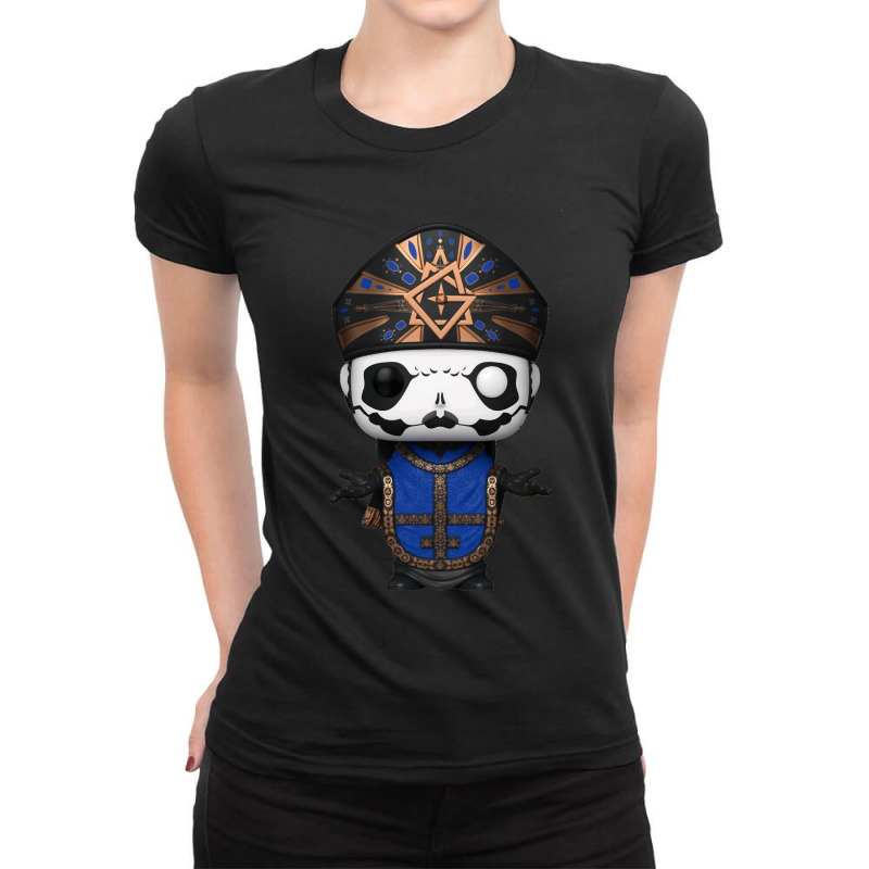 Retro  Burning Skull Call Me Ladies Fitted T-Shirt by ArtistLucian | Artistshot