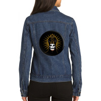 Retro Vintage Ghost Papa Mens My Favorite Ladies Denim Jacket | Artistshot