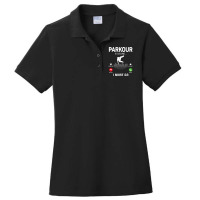 Parkour Free Running Traceur Phone Display Parkour Is T Shirt Ladies Polo Shirt | Artistshot