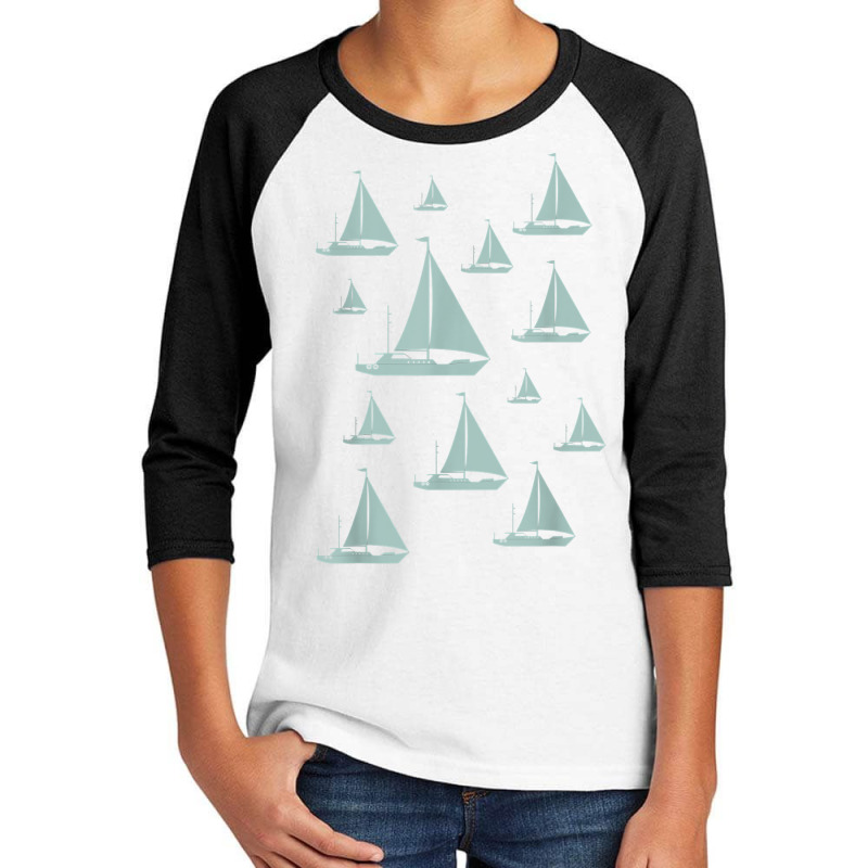 Sailing Sailing Ship Retro Sail Boat T Shirt Youth 3/4 Sleeve | Artistshot