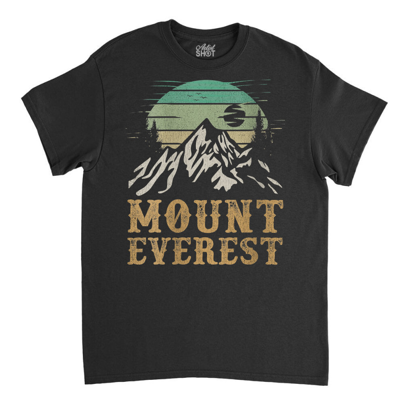 Womens Mount Everest Nepal Merchandise Hiking Mount Everest V Neck T S Classic T-shirt by diles | Artistshot