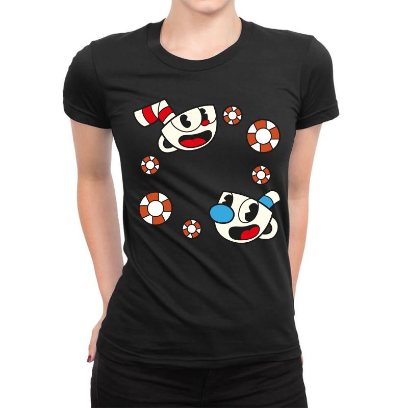 Retro Vintage  Gaming Art.png Ladies Fitted T-Shirt by Artist-Cayden | Artistshot