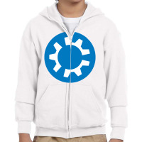 Kubuntu Youth Zipper Hoodie | Artistshot