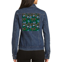 Dandelion T  Shirt Dandelion Medow T  Shirt Ladies Denim Jacket | Artistshot