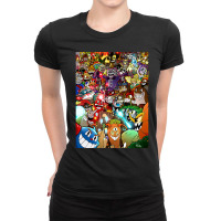 Vintage Photographic  Game Arts Characters.png Ladies Fitted T-shirt | Artistshot