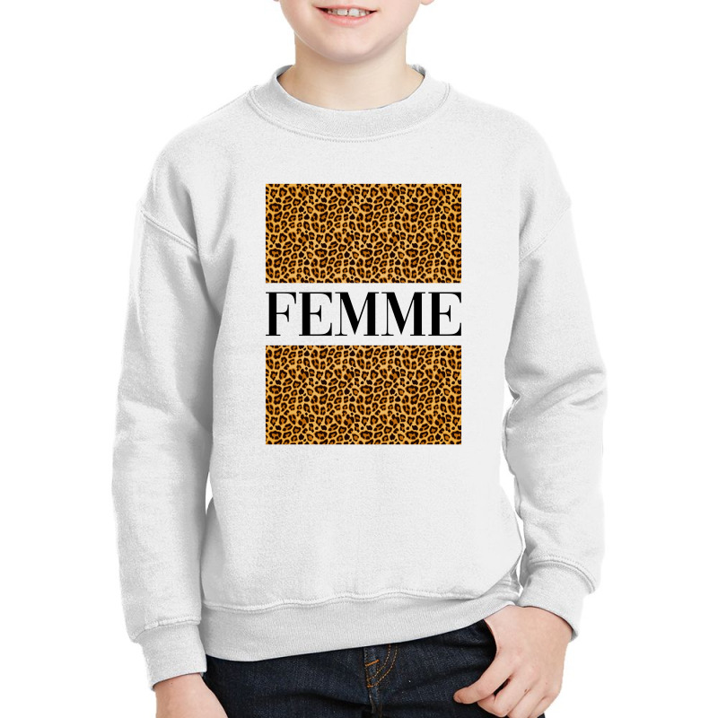 Femme Leopard For Light Youth Sweatshirt by autlu2024 | Artistshot