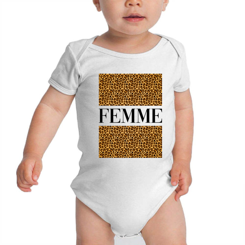 Femme Leopard For Light Baby Bodysuit by autlu2024 | Artistshot