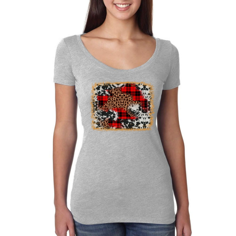 Christmas Background Women's Triblend Scoop T-shirt | Artistshot