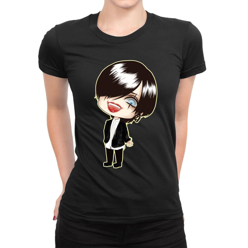 Vintage Animation  Progressive Rock Games Characters Ladies Fitted T-Shirt by Artist-Joslyn | Artistshot