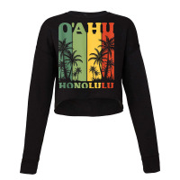 Hawaii Lover Island Palms Oahu Honolulu Hawaiian Tank Top Cropped Sweater | Artistshot