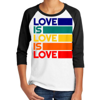 Powerful Self Love Mantra Rainbow Positive Acceptance Quote T Shirt Youth 3/4 Sleeve | Artistshot