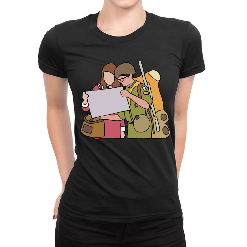 Graphic Vintage  2012 Movie Mask Ladies Fitted T-Shirt by Postifull-Decals | Artistshot