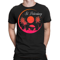 St. Petersburg City Fl Beach Sunset Summer Family Vacation T Shirt T-shirt | Artistshot