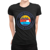 Losi Family Seafood Saturday Premium T Shirt Ladies Fitted T-shirt | Artistshot