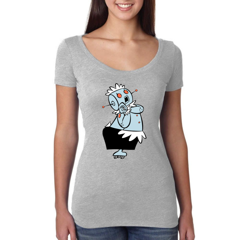 The Jetsons Funny Robot Cartoon Women's Triblend Scoop T-shirt | Artistshot