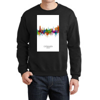 Copenhagen Denmark Skyline Crewneck Sweatshirt | Artistshot