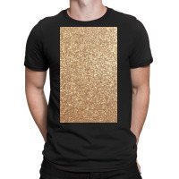 Copper Rose Gold Metallic Glitter T-shirt | Artistshot