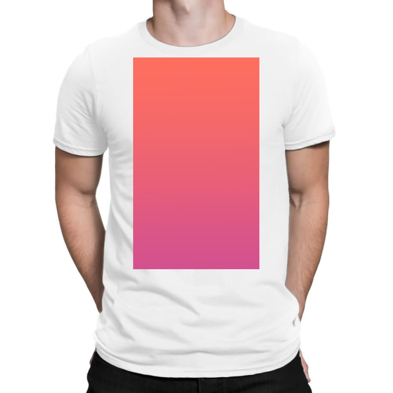 Coral And Pink Gradient T-shirt | Artistshot