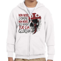 Non Nobis Domine T Shirt Youth Zipper Hoodie | Artistshot