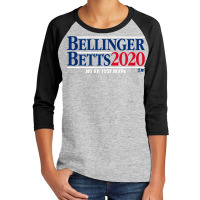 Officially Licensed Bellinger & Betts   Bellinger Betts 2020 T Shirt Youth 3/4 Sleeve | Artistshot