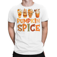 Fall Coffee Pumpkin Spice Latte Design Autumn Season Costume T Shirt T-shirt | Artistshot