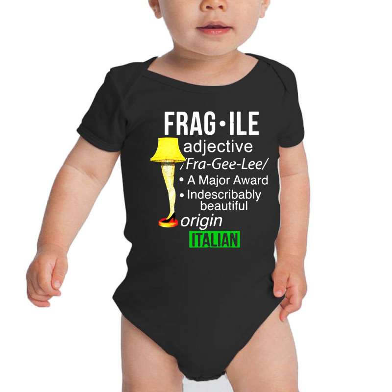 Funny Christmas Fragile Major Award Leg Lamp Baby Bodysuit by JetBro | Artistshot