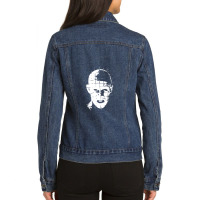 Pinhead Hellraiser 80s Ladies Denim Jacket | Artistshot