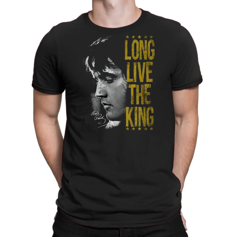 Custom Long Live The King T-shirt By Nrestyds - Artistshot