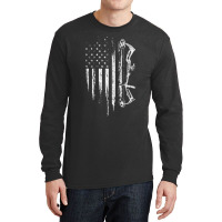 American Flag Bowhunting Bow Archery Gift For Deer Hunter T Shirt Long Sleeve Shirts | Artistshot