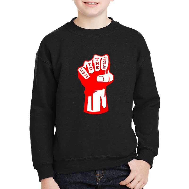 Power To The People Youth Sweatshirt by bungadaun | Artistshot