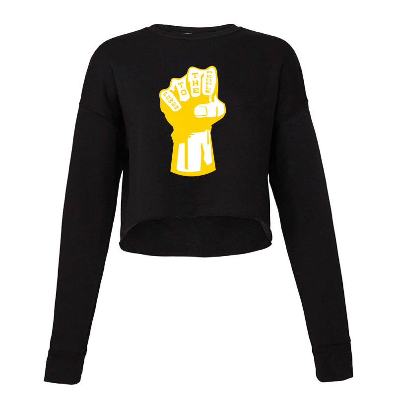 Power To The People Cropped Sweater by bungadaun | Artistshot