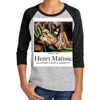 Henri Odalisque Exhibit Advertising Print Youth 3/4 Sleeve | Artistshot