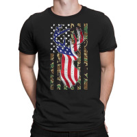 Deer Hunting 4th Of July American Flag Camo Patriotic Hunter T Shirt T-shirt | Artistshot