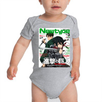 News  Newtype magazine March Baby Bodysuit | Artistshot