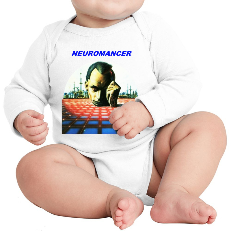 Neuromancer Book Long Sleeve Baby Bodysuit by Irjen | Artistshot