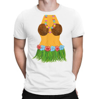 Hula Dancer Shirt Lei Flowers Coconut Bra Grass Skirt T-shirt | Artistshot