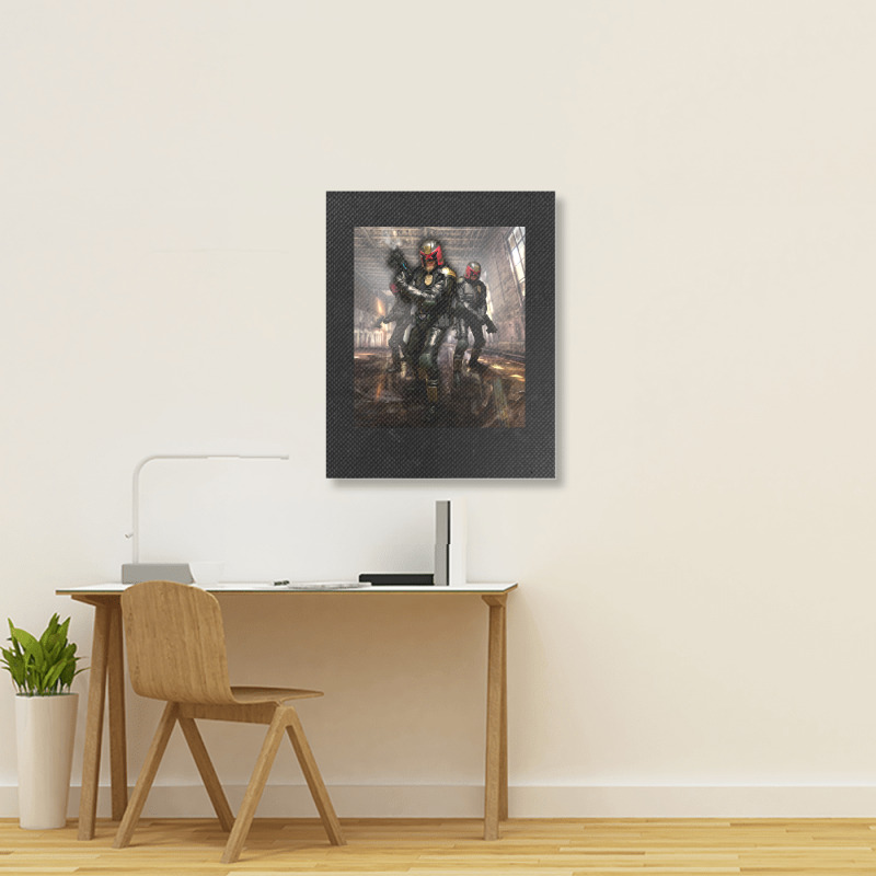 F:\tuyet Ds So6\new Folder\new Folder\tho No5 Tk58 - Dredd Movie 128sp Portrait Canvas Print | Artistshot