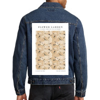 William Morris Flower Garden Men Denim Jacket | Artistshot