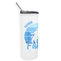 Mens Father & Daughter Fishing Partner For Life New Father Skinny Tumbler | Artistshot