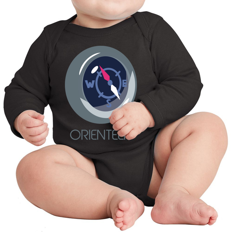 Orienteer Long Sleeve Baby Bodysuit | Artistshot