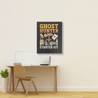 Ghost Hunter Starter Kit Paranormal Hunting Ghost Hunter T Shirt Portrait Canvas Print | Artistshot