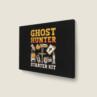 Ghost Hunter Starter Kit Paranormal Hunting Ghost Hunter T Shirt Landscape Canvas Print | Artistshot