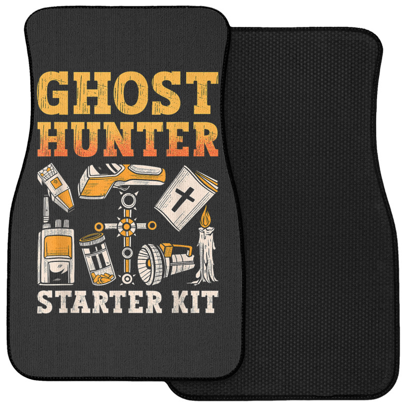 Ghost Hunter Starter Kit Paranormal Hunting Ghost Hunter T Shirt Front Car Mat | Artistshot