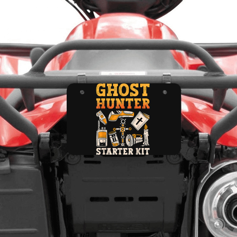 Ghost Hunter Starter Kit Paranormal Hunting Ghost Hunter T Shirt Atv License Plate | Artistshot