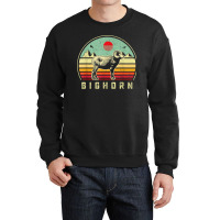 Hunting Bighorn Sheep  Dad Retro Sunset Aesthtic Hunter T Shirt Crewneck Sweatshirt | Artistshot