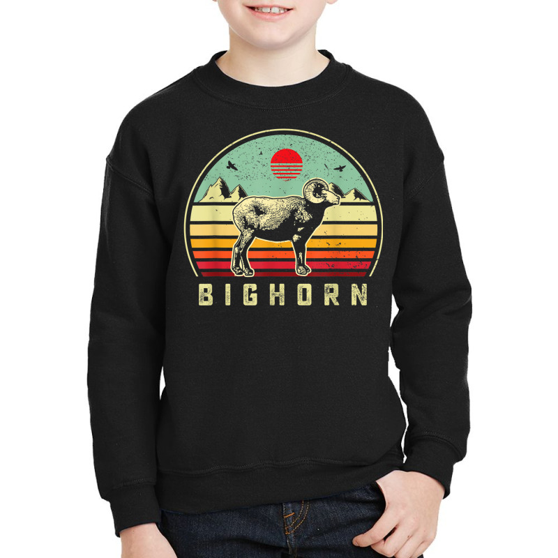 Hunting Bighorn Sheep  Dad Retro Sunset Aesthtic Hunter T Shirt Youth Sweatshirt | Artistshot