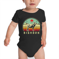 Hunting Bighorn Sheep  Dad Retro Sunset Aesthtic Hunter T Shirt Baby Bodysuit | Artistshot