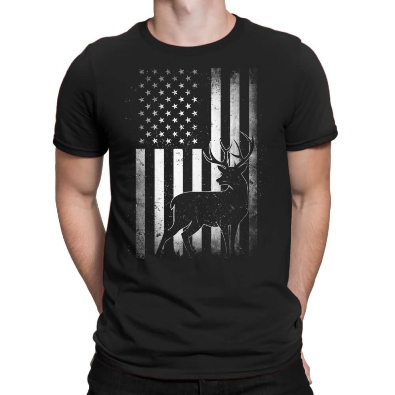 Hunting Hunters Deer Usa Us American Flag Camo Camoflage T Shirt Copy T-shirt | Artistshot