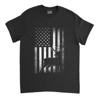 Hunting Hunters Deer Usa Us American Flag Camo Camoflage T Shirt Copy Classic T-shirt | Artistshot