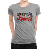 Merry Christmas Ladies Fitted T-shirt | Artistshot